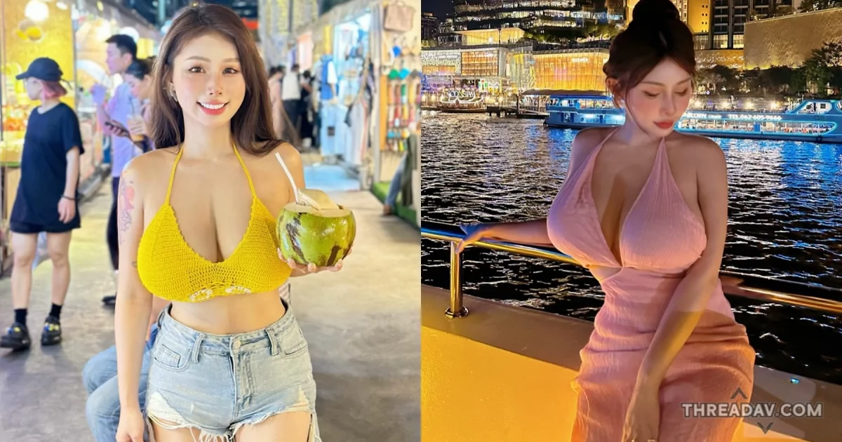 【艾妃度假】泰國巨乳女神艾妃比基尼照曝光！比椰子還雄偉的驚人曲線