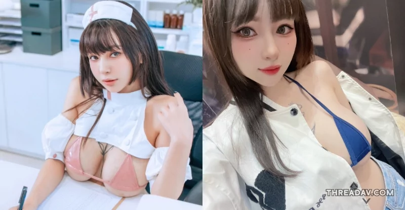 挑戰勇者！小護士「古榕榕」猛乳曝光，警告：別輕易下手！ - 網路美女