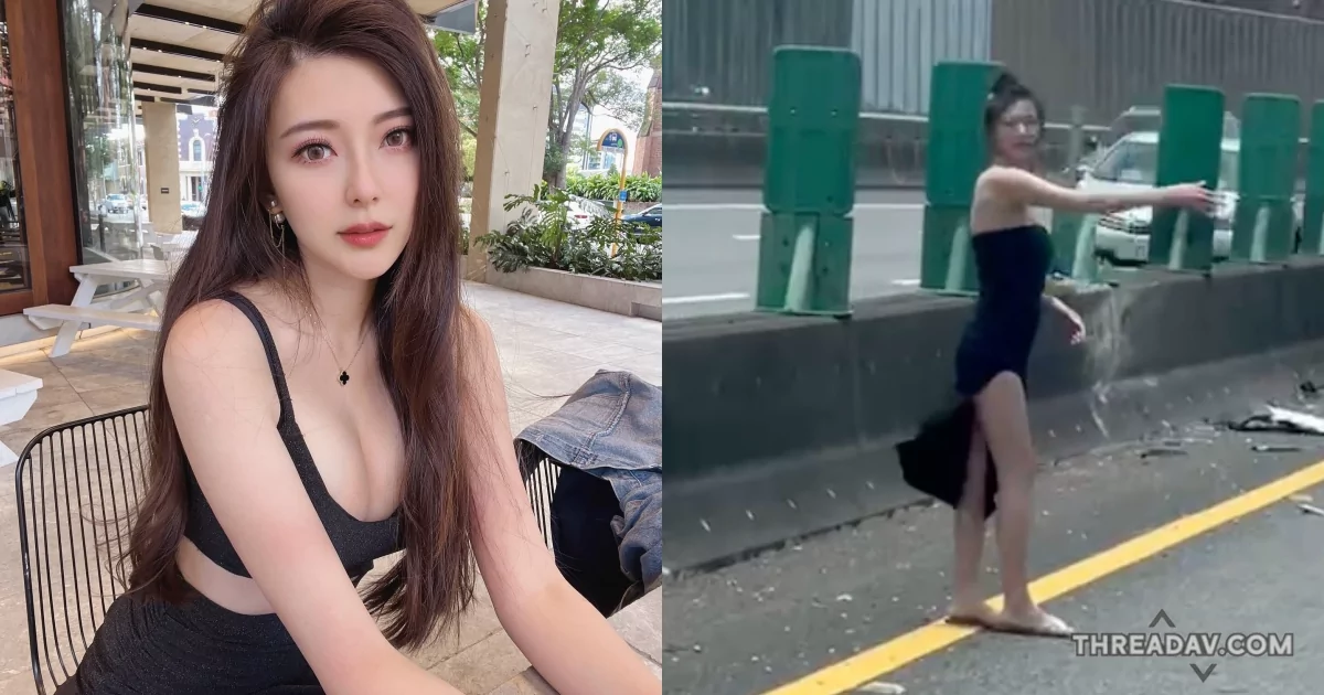 國道高衩洋裝辣妹現身！網友驚艷讚美腿與善心 - 網路美女熱話題