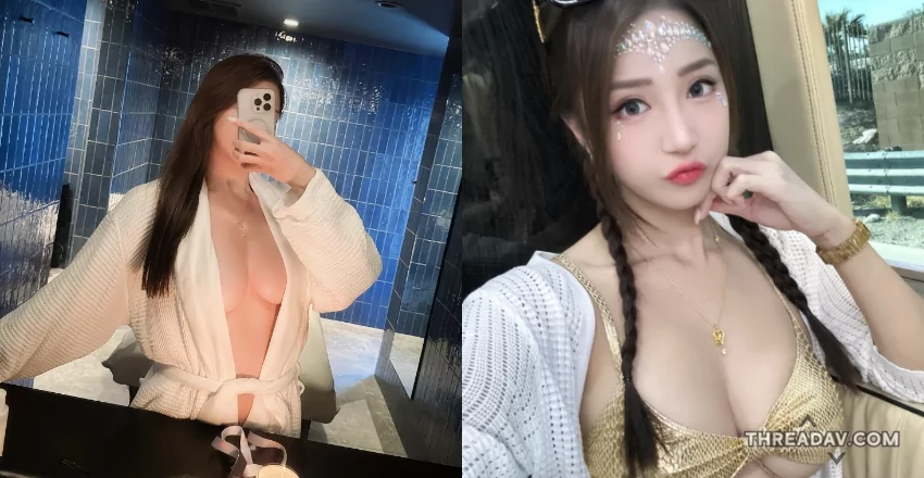171cm混血美女浴袍自拍引爆話題：敞開衣襟隱約展現曲線美