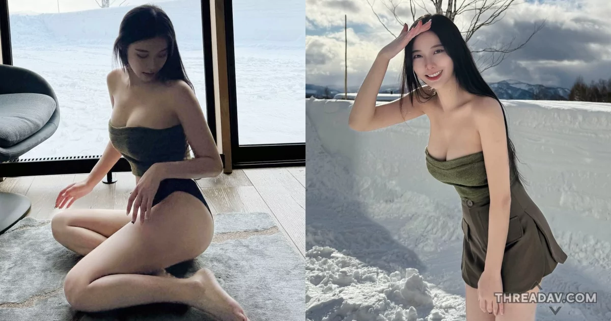 冬日火辣展現！雪中「爆乳正妹」衣料不足露出驚人曲線 - 網路美女風采