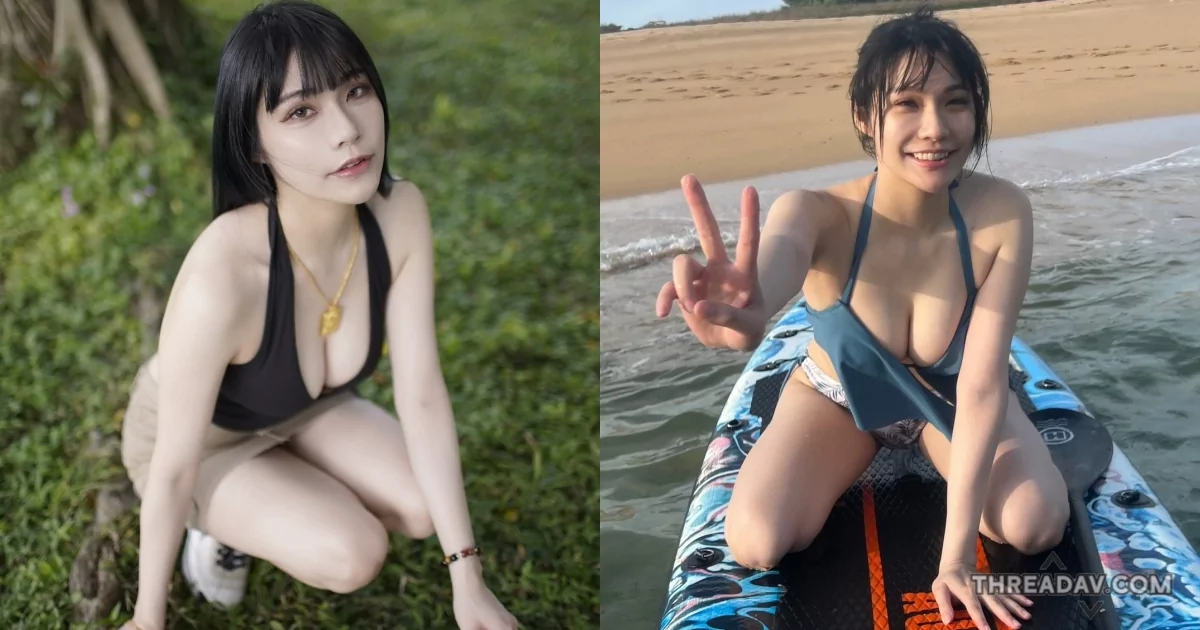 【澎湖民宿】熙熙老闆娘雪乳美腿大方秀出，好客招待客人！- 網路美女