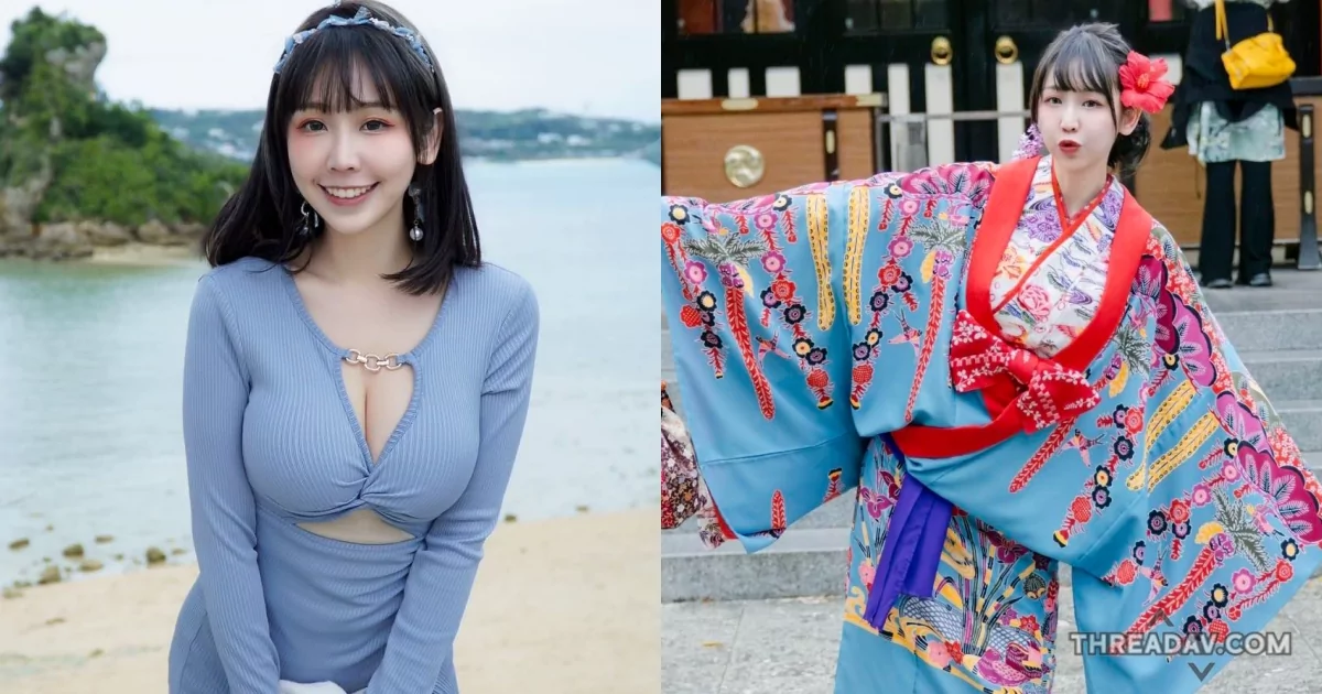 爆乳美女「希希」沖繩遊記：小洋裝展現迷人S曲線！