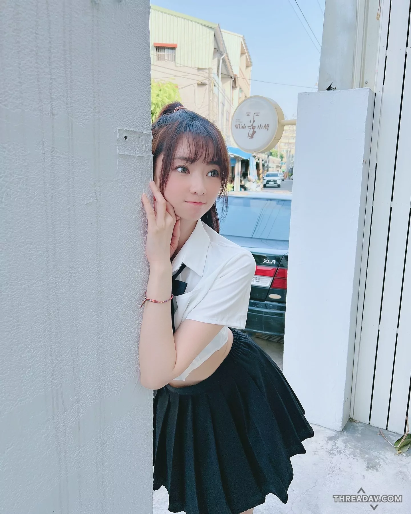 《優寶》高中制服造型大公開！甜美甜萌女神超逆齡，更嫩更迷人！- 網路美女