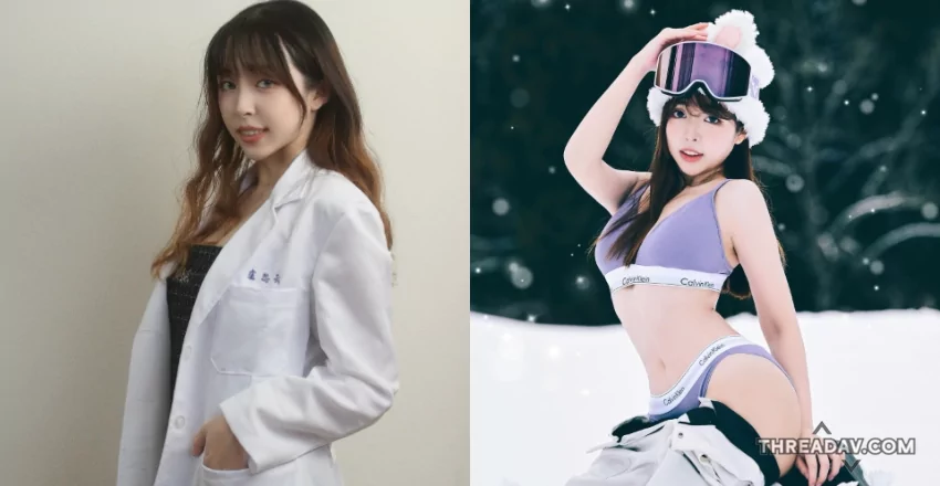 中山醫大《Holly》雪地性感寫真，CK內衣展現迷人女體 - 網路美女驚艷登場