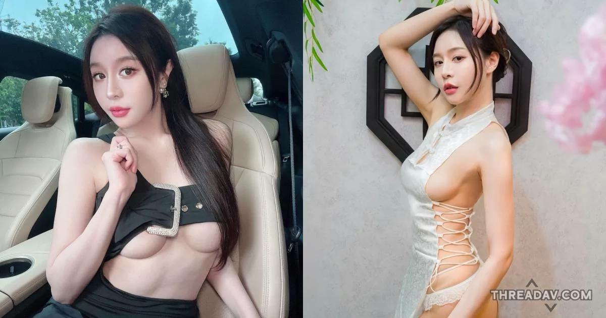 Lena莉娜超兇猛貼身旗袍！側面全開秀前凸後翹，S曲線迷人露出！
