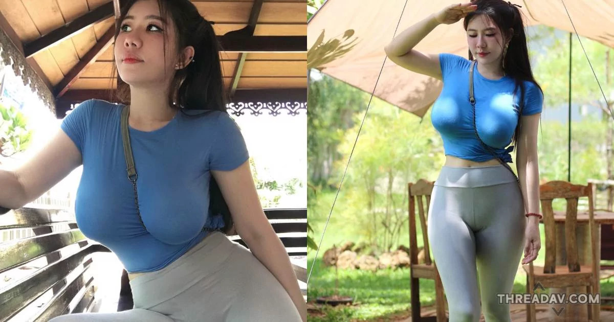 「白皙泰奶妹」全身包緊緊！性感貼身布料大解放，兇猛豪乳＋駱駝蹄魅力無限！ - 網路美女