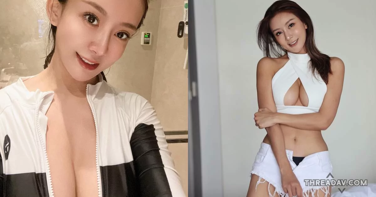 港版林志玲「Kelly」笑容超甜美，豐滿豪乳直接彈出驚豔眾人！