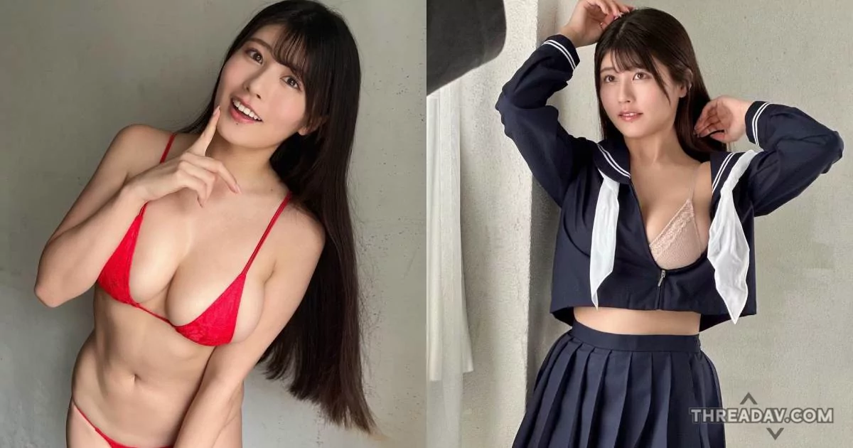 「ちとせ よしの」甜美學生妹水手服解開奶露半顆！H罩杯豪乳太兇猛 - 網路美女必看