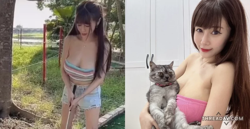 「安希Anxi」性感挺乳擊球，引爆高球技饗宴！