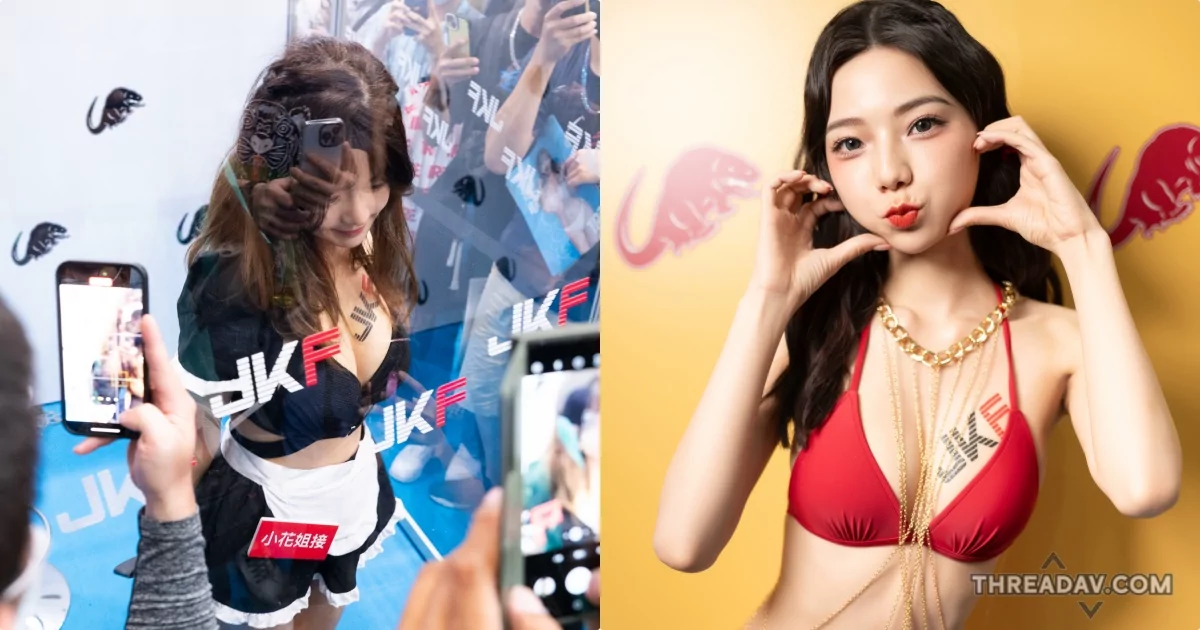 「爆奶櫥窗女郎」超誘人S曲線！粉絲瘋狂搶拍美乳時刻 - 網路美女