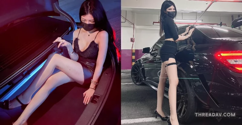 【爆紅美女】冷豔女友「湘湘」自主上車，「逆天美腿」讓人瞬間瘋狂！