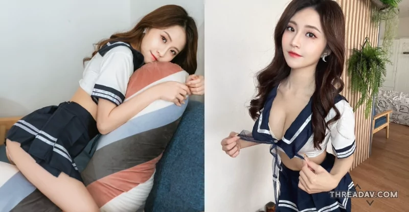 大眼學妹「佳佳兒Mimi」火辣翹臀現形，誘惑學長們目不轉睛！ - 網路美女