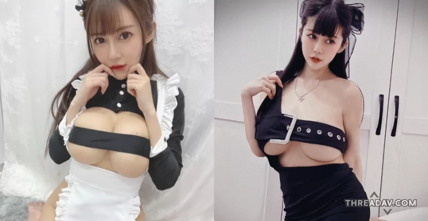 性感巨乳甜心「安希Anxi」辣照曝光！魅惑黑緞帶捆胸，下半身神秘失蹤 - 網路美女大公開
