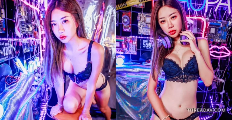 性感爆表！D奶正妹「佩佩Penny」霓虹燈下火辣姿態，網友瘋狂點讚！