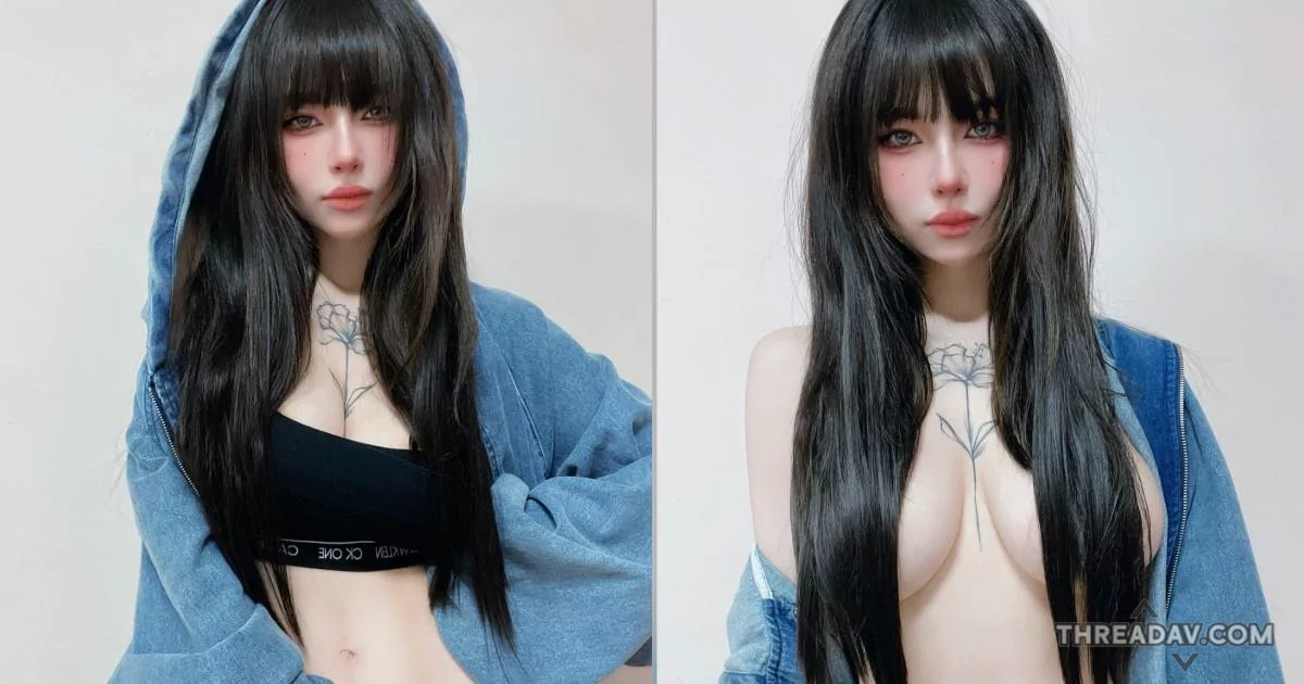 混血美女「古榕榕」豪乳彈出！這樣穿牛仔外套才性感！- 網路美女