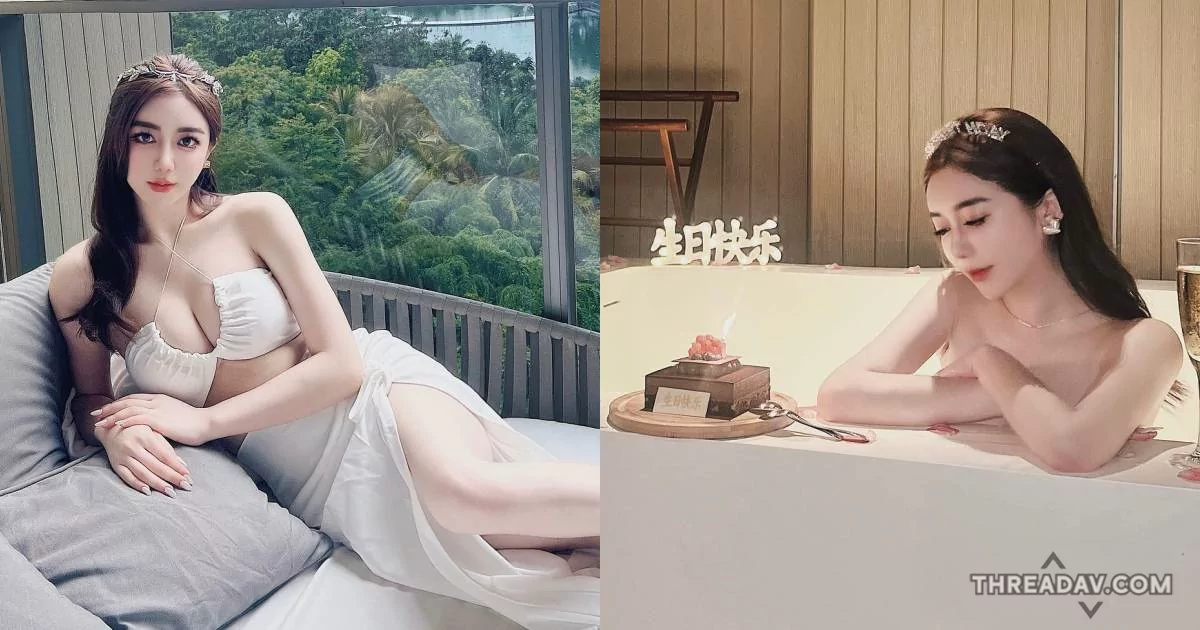 【天燈妹「樂樂」】三亞慶生豪華秀白嫩泡湯美照！粉絲大飽眼福