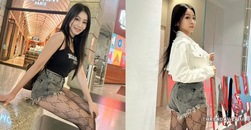 【獨家】性感辣妹「小悠Judy」現身信義區！網友瘋傳「火辣網襪」美腿照！- 網路美女狂潮