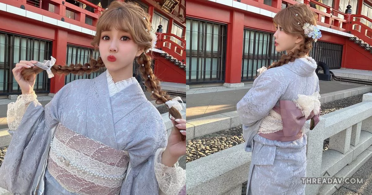 【超萌！】凱蒂老師和服遊淺草寺，櫻花妹造型甜美萌翻網友！
