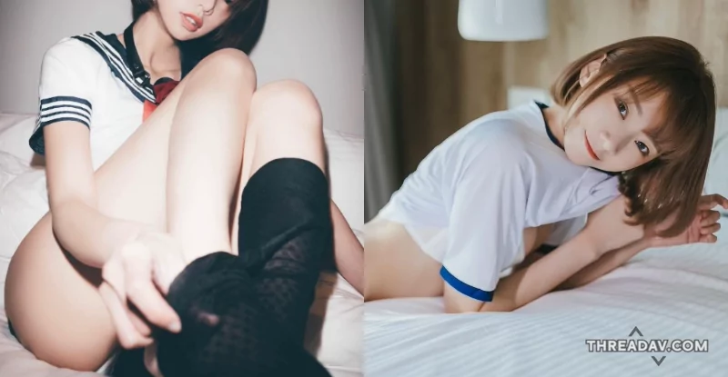 甜美小學妹「優寶」熱愛體育課，「誘人蜜臀」挑逗學長一同運動！ - 網路美女
