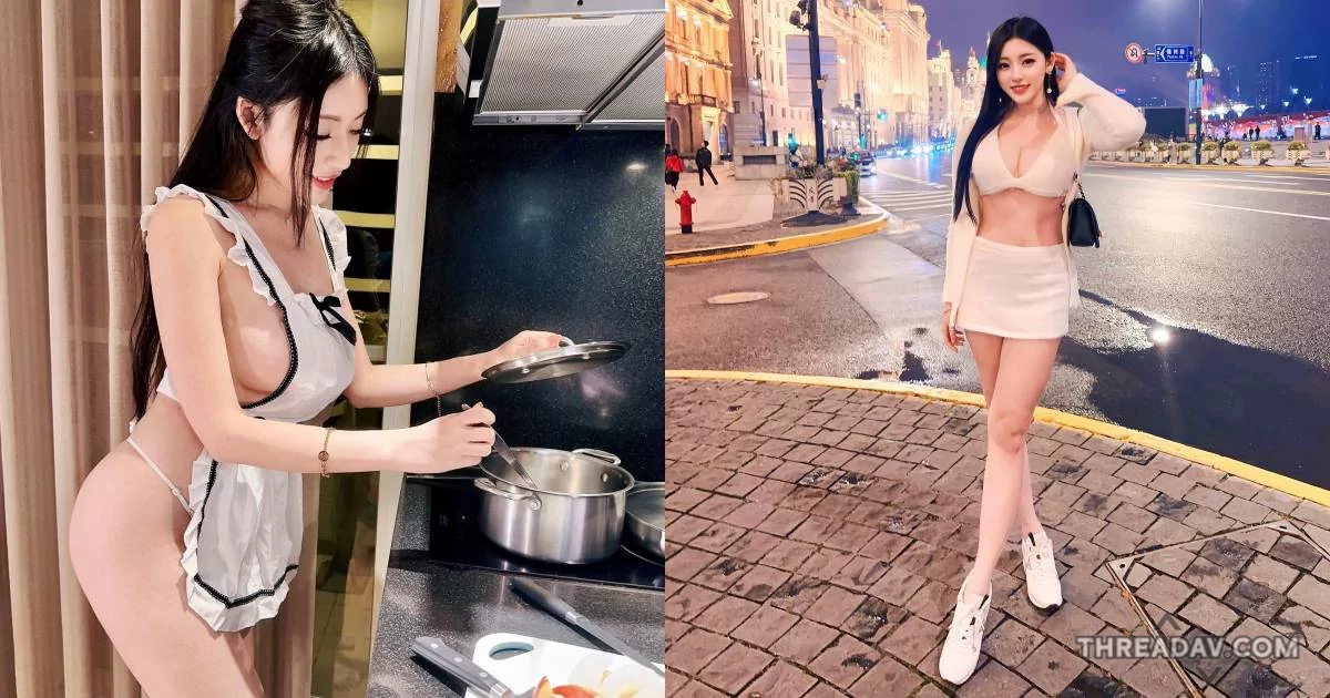 「謝立琪 Kiki」性感裸體圍裙秀！驚人雪乳近在咫尺 - 網路美女火辣照片