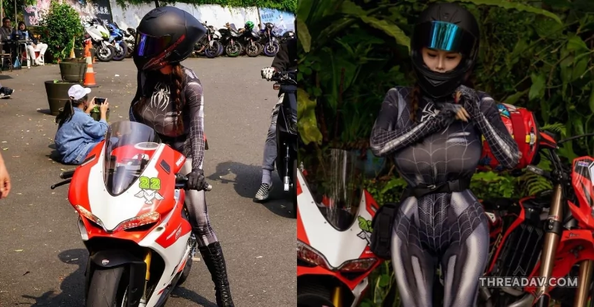 「重機女神現身！北宜公路狂飆"巨乳猛毒女"引爆網路關注」
