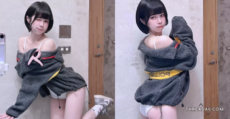 淘氣正妹Chubby糖 穿男友衣「香肩下溢蜜香」引網友瘋狂！