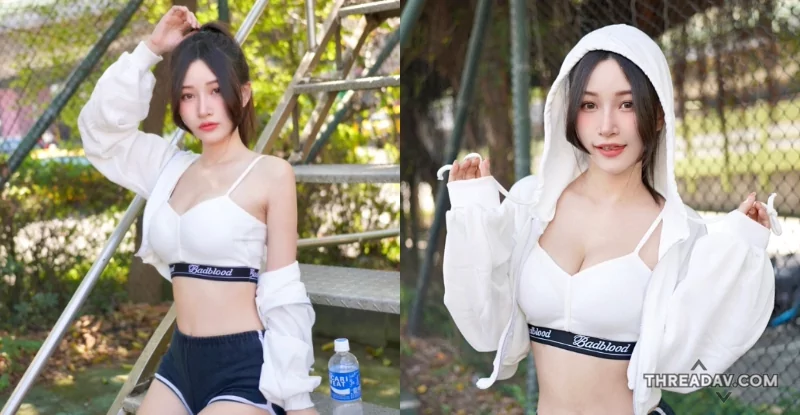 北科大校花「妮娜張張」曝光！性感運動內衣引爆校園熱潮