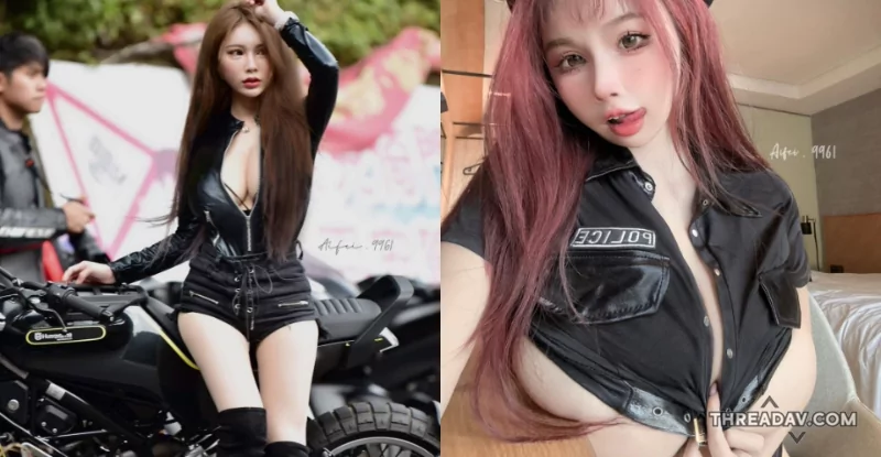 驚人！巨乳警花艾妃出勤扣不上，網友驚呼「罪犯看了都自首」