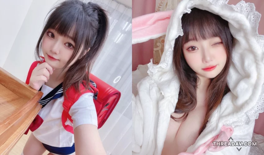 童顏巨乳願願Yuan驚豔逆齡成長，國中制服竟然合身！