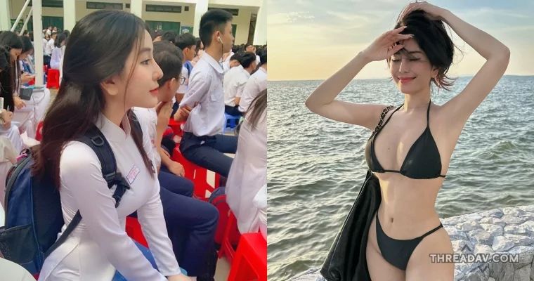 清純越南妹高中穿奧黛變超辣！大學時掉出傲人南半球驚艷全網