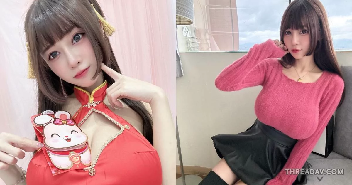 「安希」爆乳旗袍夾紅包！超大份量誠意十足的巨乳甜心拜年穿搭