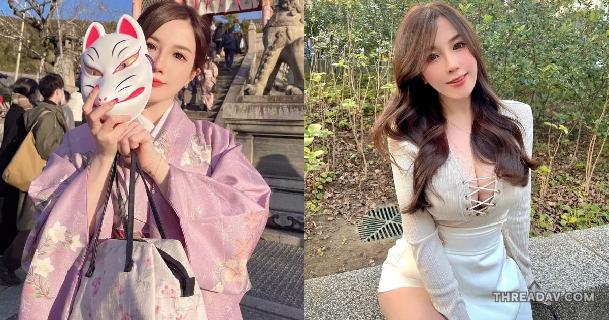 日本櫻花季！「吉寶」和服美女大秀驚人曲線，網友驚呼不已！