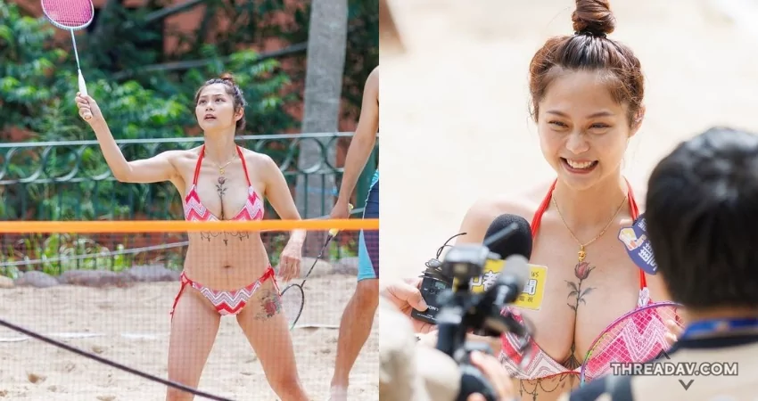 揭秘麗寶羽球教練的巨乳比基尼身份！真相驚人