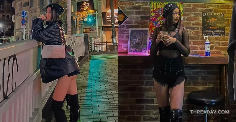 【爆紅美女】大眼尤物「親親」夜間小路掉蛋蛋，「渾圓臀肉」在冬夜超滋補！