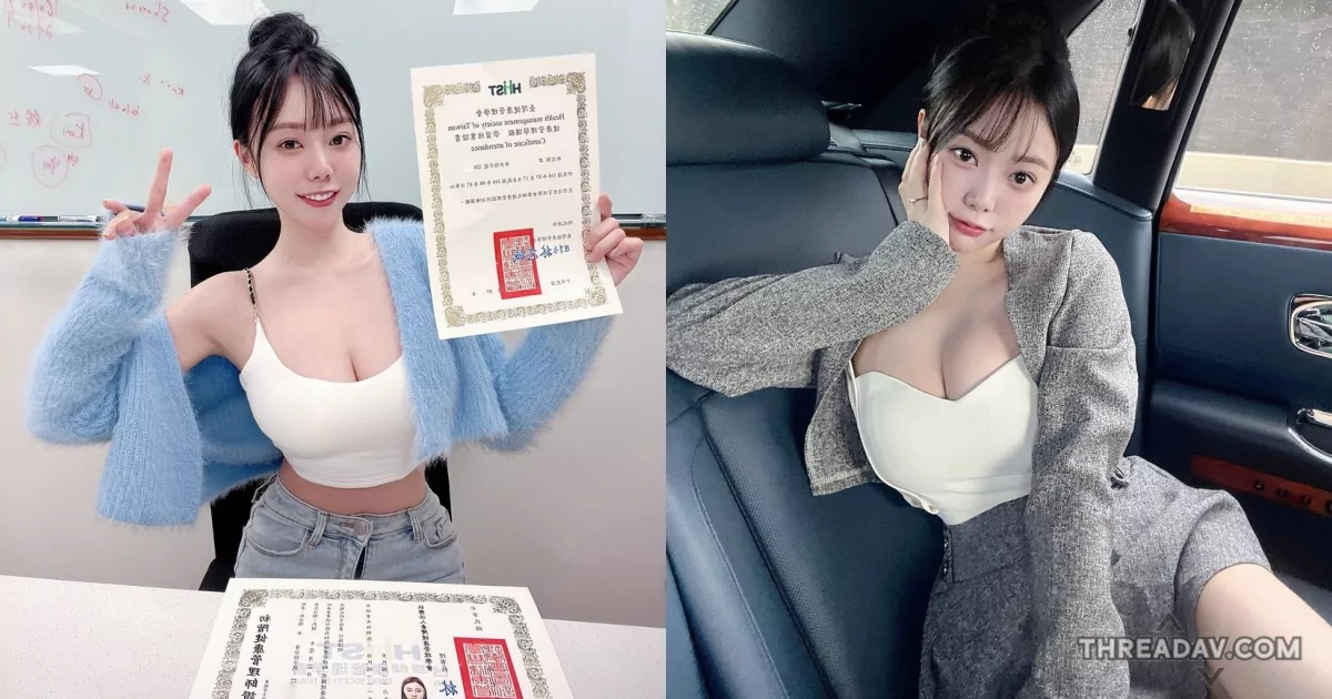 正妹健康管理師可禹展示雪白美肌，專注養分吸收的秘訣大公開！