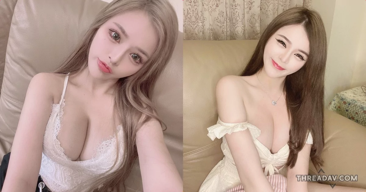 性感美女「布丁」大膽低領洋裝，渾圓美乳驚艷登場！
