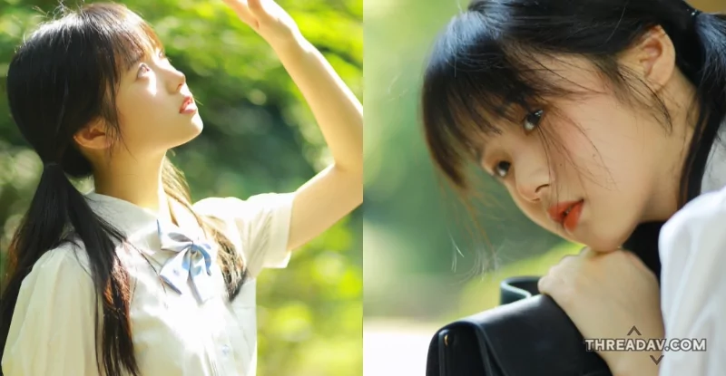 制服美少女第二彈！高校正妹蘿莉顏X稚嫩體清純無敵，讓你心動不已！- 網路美女