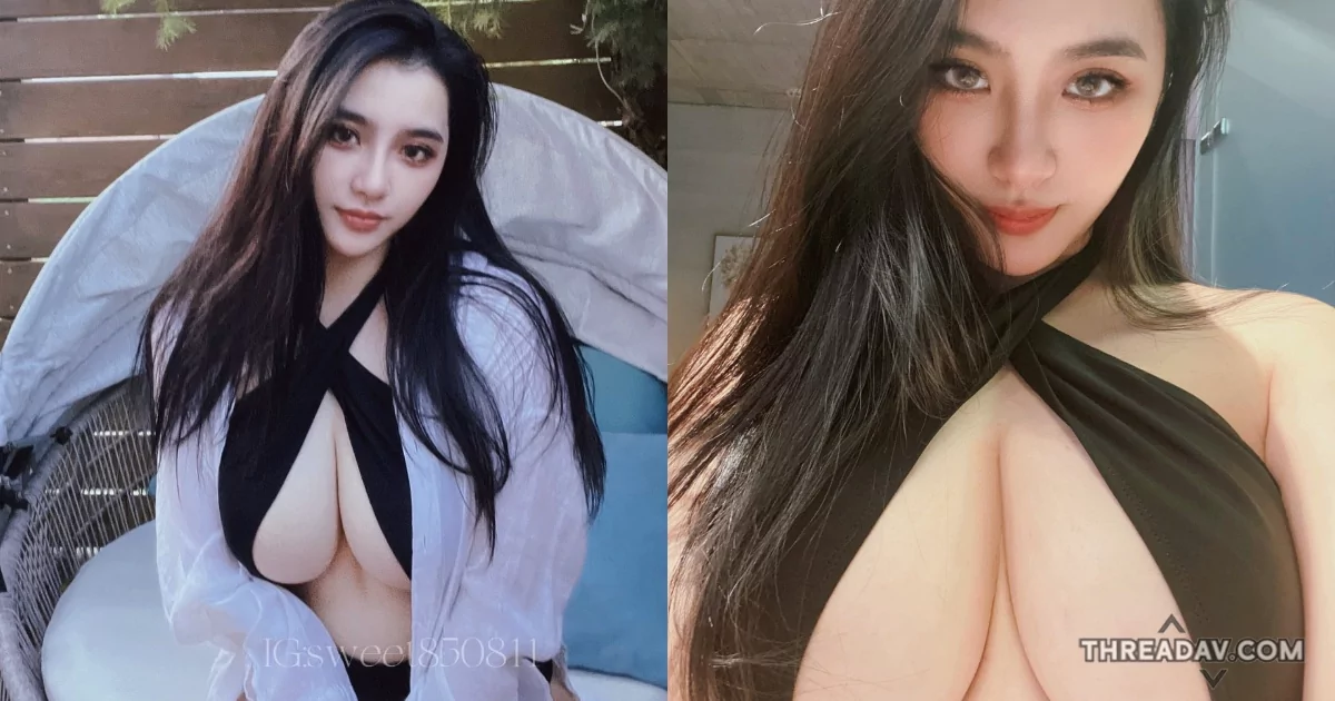 正妹護理師田甜giwas綁帶泳裝火辣露出，網友驚呼無法抗拒！