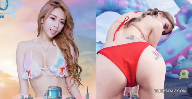 火辣媚眼女神張楚曼S2O狂甩臀！惹火濕身照曝光，網友瘋傳！