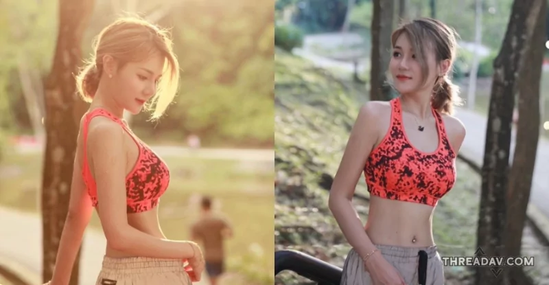 【必看】晨跑遇見陽光美女！「淺甜微笑」感染粉絲挑戰早起！