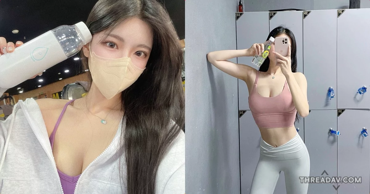 火辣長髮正妹運動時展現誘人緊實線條！網路美女引爆話題