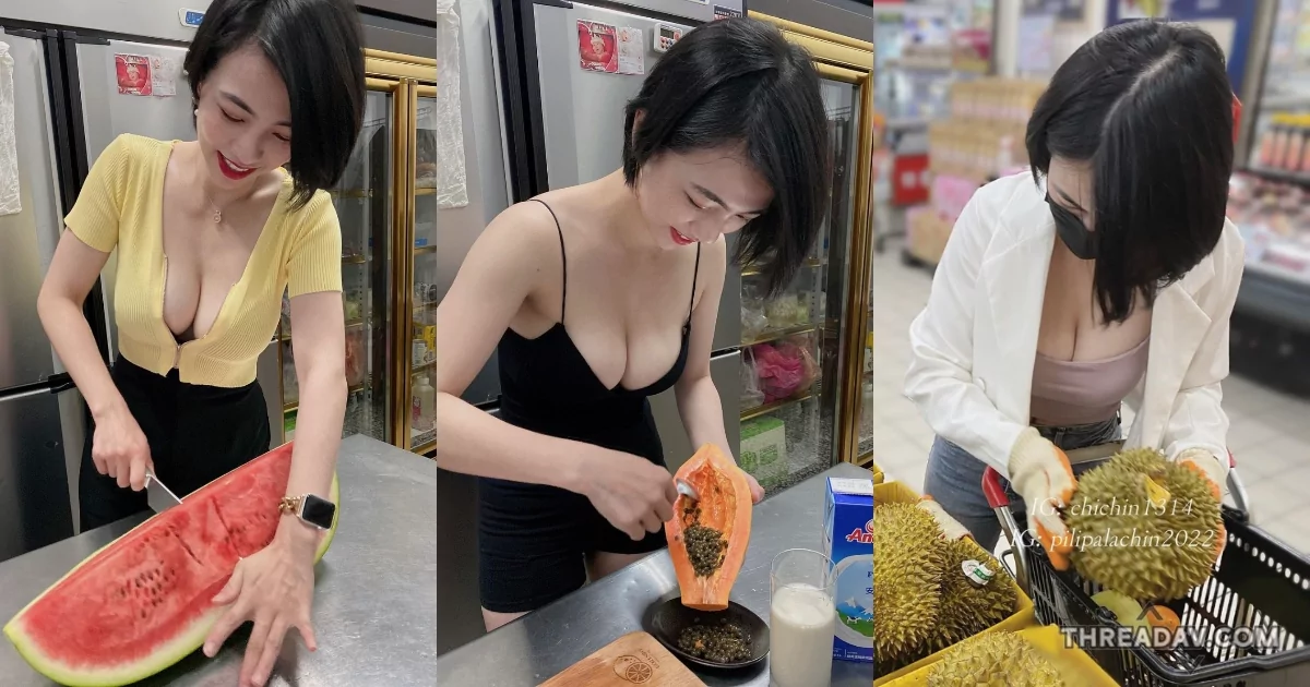 新鮮現榨水果妹「吃勤 Chi Chin」木瓜牛奶，網友一致讚嘆！