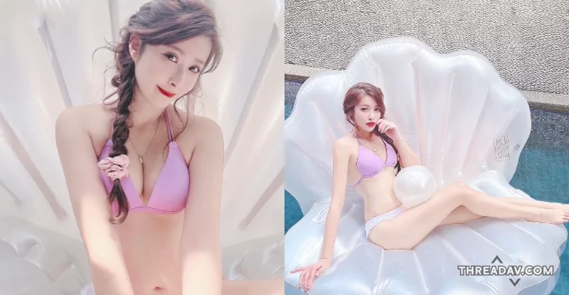 珍珠美人魚莉莉安Lillian大秀誘人玉腿，驚艷牛奶海盛宴！
