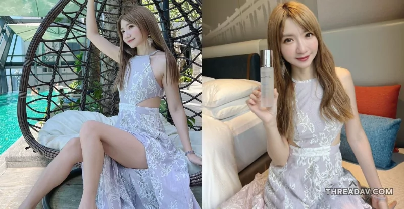 長腿美女Cherry在吊床上的迷人姿態與淺笑，網友全陶醉！