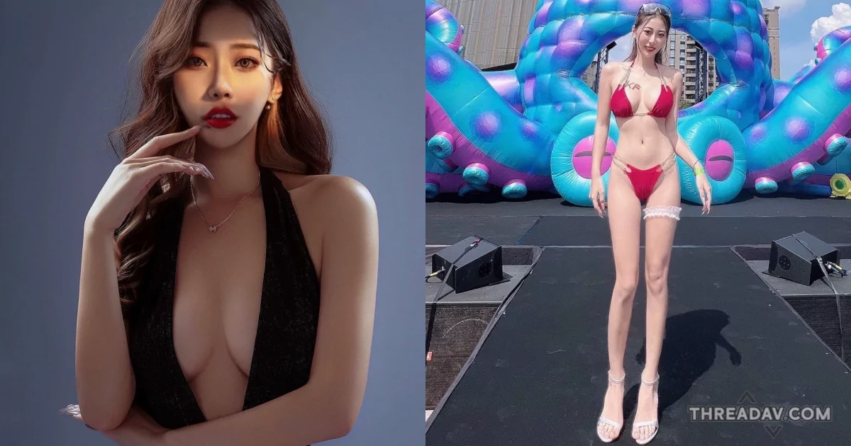 性感小野馬「玟妡Wen Hsin」濕身登場，火辣長腿征服全場！