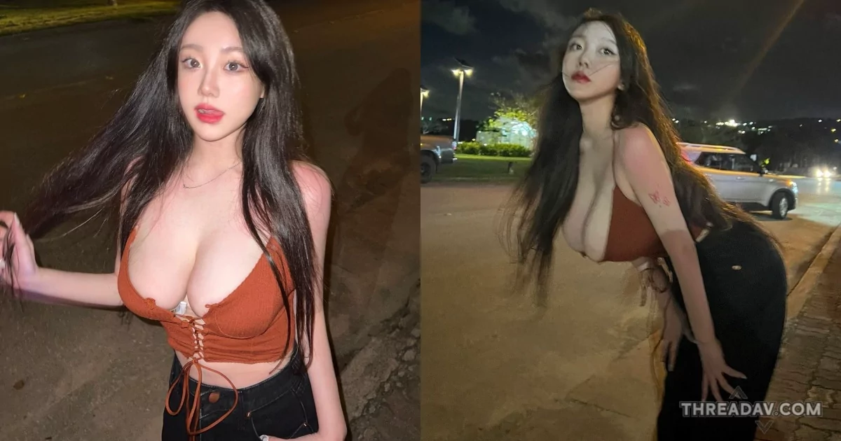 21歲白皙巨乳美女關島度假超辣穿搭！街頭彎腰一瞬間，小背心竟然... - 網路美女風采