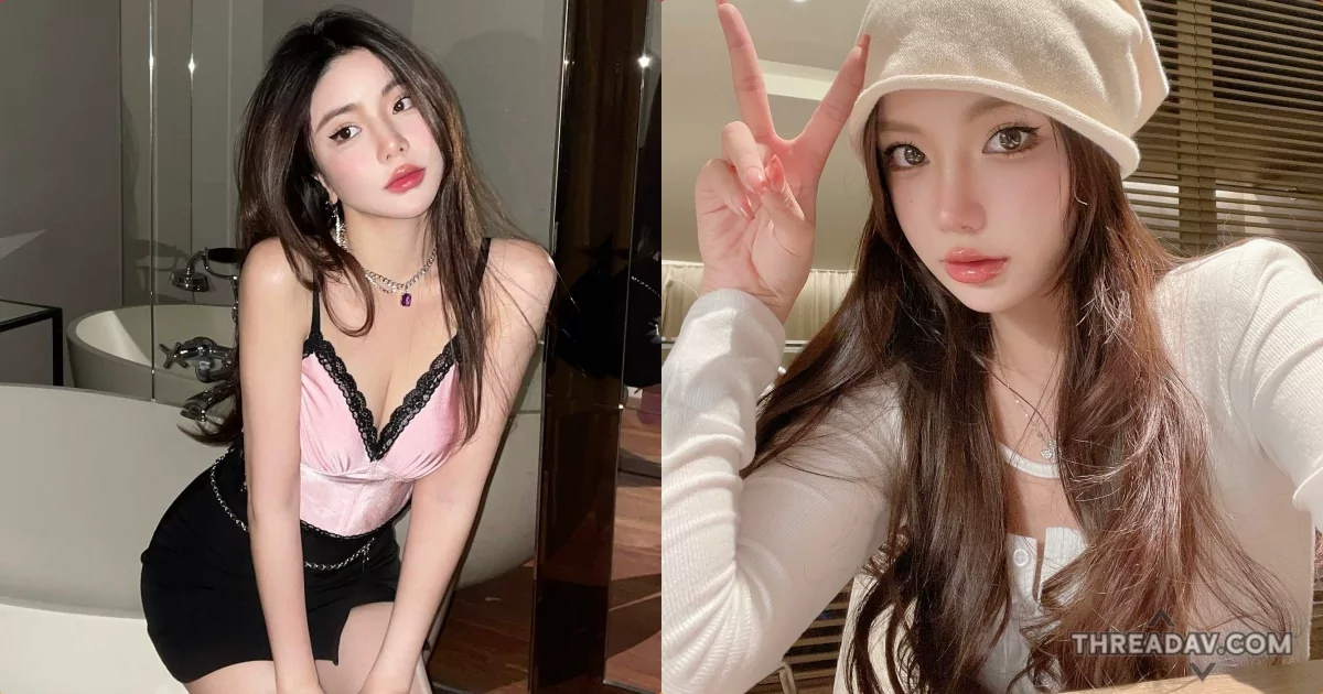 迷人正妹賣家展現「粉紅造型」，性感事業線讓人無法抗拒！- 網路美女魅力無限