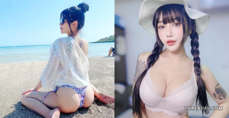 【爆笑影片】兇猛Dancer「雙雙」海邊曬桃太欠摘，轉身還現「銷魂青筋奶」！必看！
