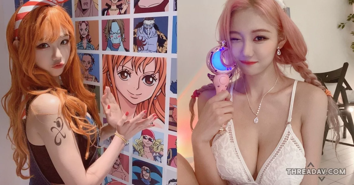 南韓網紅「Berry」再度cos 巨乳娜美！火辣身材再次引爆網友熱議！